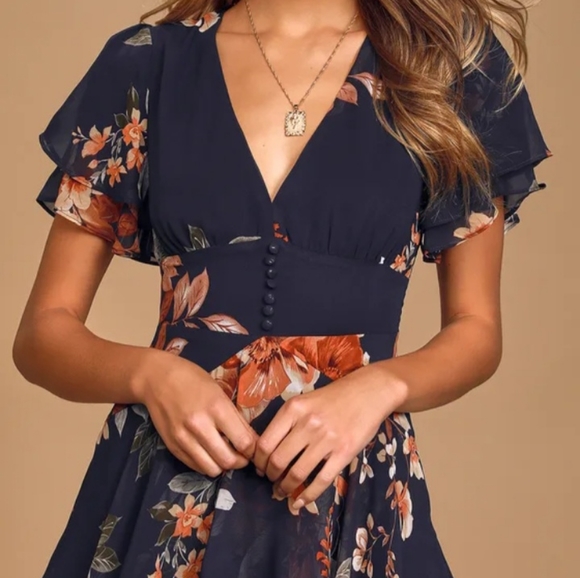 Lulus mindnight mood dress M - Picture 2 of 6